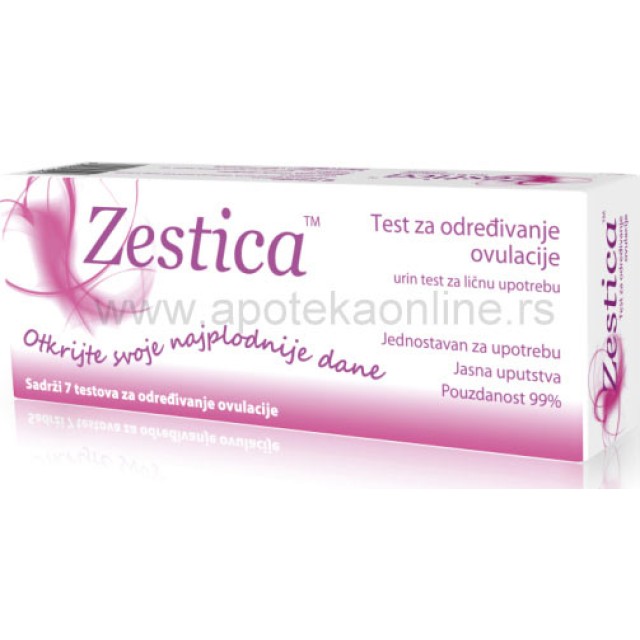 ZESTICA TEST ZA ODREĐIVANJE OVULACIJE - 7 ŠTAPIĆA